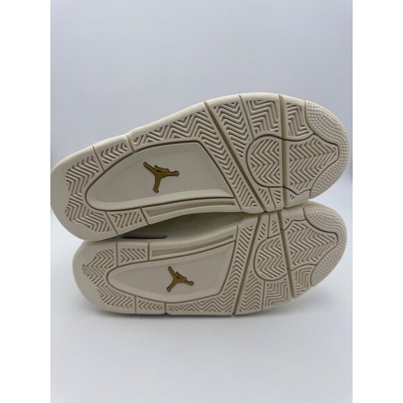 Size 7 - Air Jordan 4 Retro Metallic Gold (Women's) - Picture 6 of 10